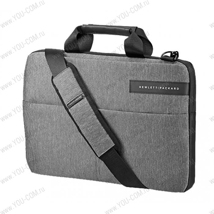 Case Signature Slim Topload Grey (for all hpcpq 10-14.0" Notebooks) cons