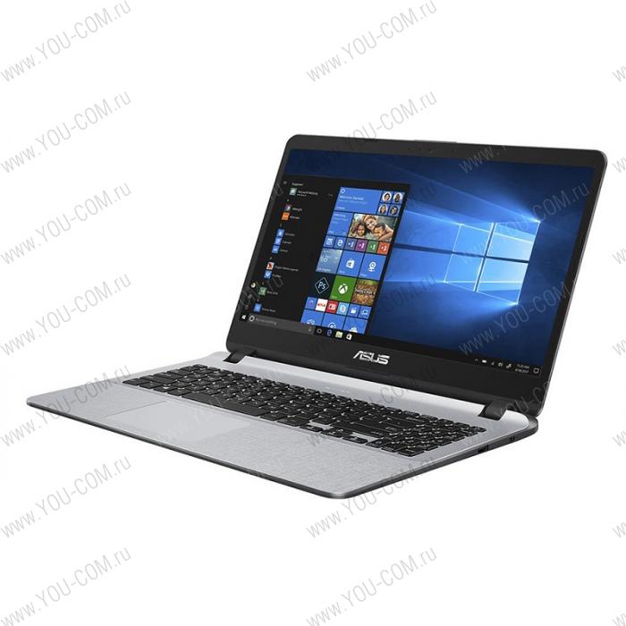 Ноутбук ASUS Laptop X507UB-EJ044T i5 7200U/8Gb/1Tb HDD/15.6"FHD (1920x1080)/no ODD/GeForce MX110  2Gb/WiFi/BT/Cam/Windows 10/1.68Kg/Grey