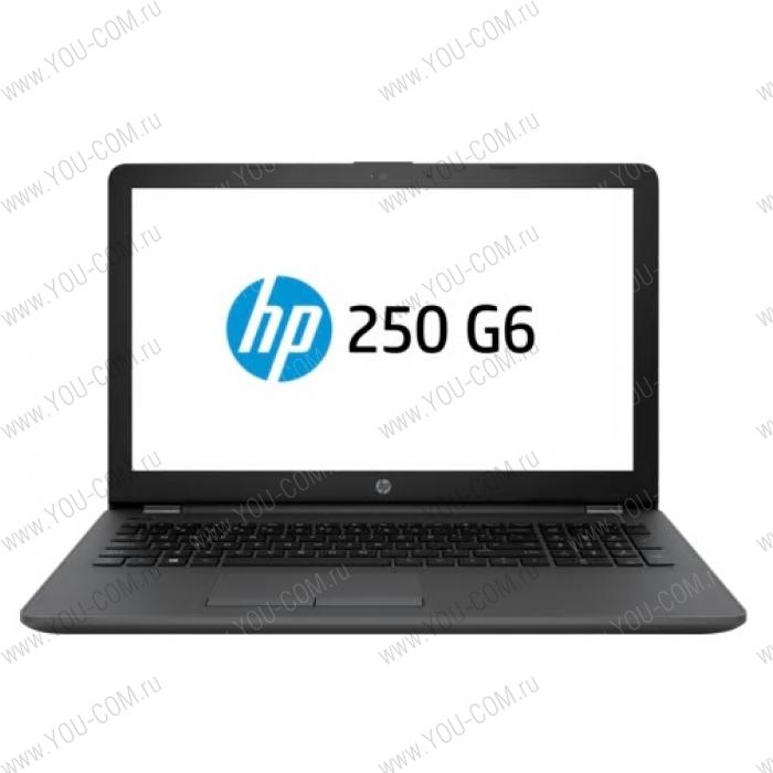Ноутбук без сумки HP 250 G6 Core i3-7020U 2.3GHz,15.6" HD (1366x768) AG,AMD Radeon 520 2Gb,4Gb DDR4(1),500Gb 5400,DVDRW,41Wh,2.1kg,1y,Dark,Win10Pro