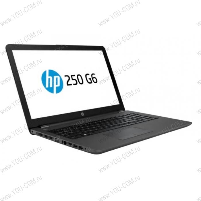 Ноутбук без сумки HP 250 G6 Core i3-7020U 2.3GHz,15.6" HD (1366x768) AG,4Gb DDR4(1),500GB 5400,DVDRW,31Wh,2.1kg,1y,Silver,Win10Home