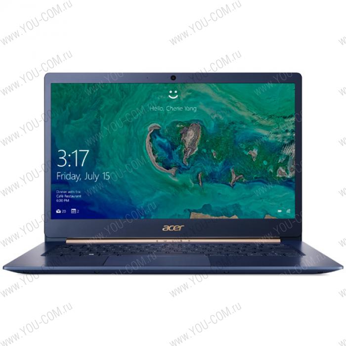 Ноутбук ACER Swift 5 Pro SF514-52TP-57PH i5 8250U/8GB/256GB SSD PCIe /14,0" IPS NonGlare Touch FHD(1920x1080) Intel HD Graphics 620/ Windows 10 Pro/970g/Blue/Magnesium body