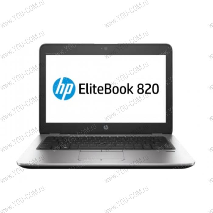 Ноутбук без сумки HP EliteBook 820 G3 Core i5-6200U 2.3GHz,12.5" FHD (1920x1080) AG,8Gb DDR4(1),256Gb SSD,LTE,44Wh LL,FPR,1.3kg,3y,Silver,Win7Pro+Win10Pro