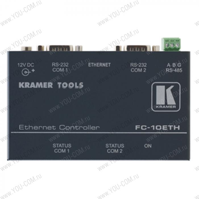 Преобразователь RS-232 (RS-485) — Ethernet; 2 порта