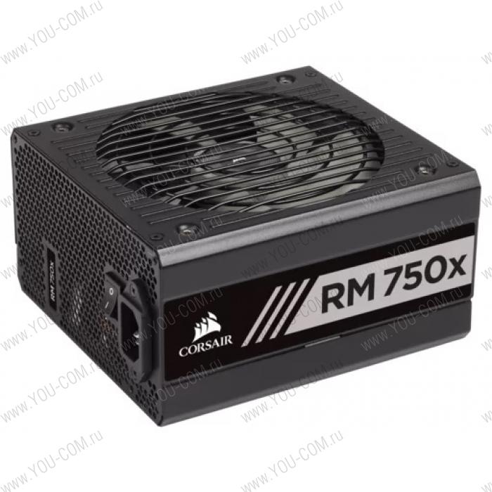 Блок питания Corsair RM750x (CP-9020179-EU), 750W, 135-mm fan, 80 Plus Gold, Fully modular