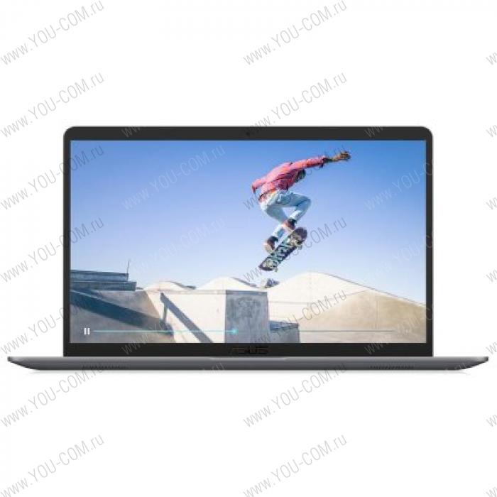 Ноутбук ASUS VivoBook S15 S510UA-BQ734T Core i3 7100U/6Gb/256Gb SSD/15.6"FHD NanoEdge (1920x1080)/no ODD/Intel HD graphics 620/WiFi/BT/Cam/Illuminated Keyboard/Windows 10/1.7Kg/Grey