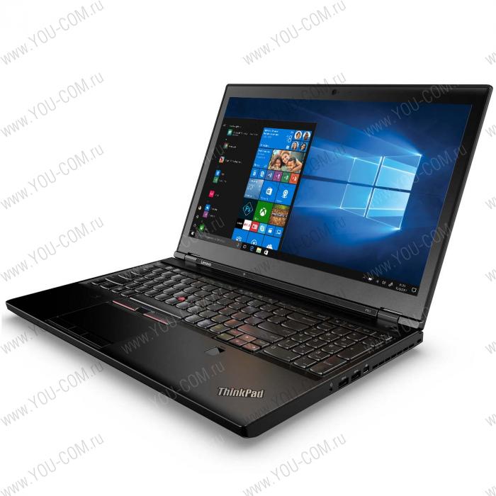 Ноутбук Lenovo ThinkPad P51 15.6 UHD (3840 x 2160) IPS, i7-7820HQ(2,9GHz), 16GB(2), 512GB SSD, noDVDRW, nVidia Quadro M2200M,WiFi,BT,FPR, ColorSensor, WWANready, camera, 6Cell,Win 10 Pro,2,5 kg,3y OS