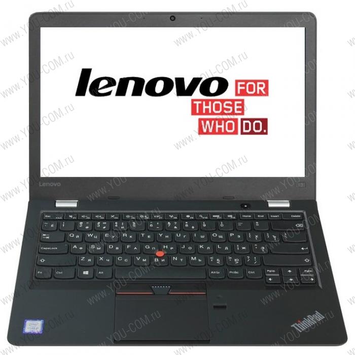 Ноутбук Lenovo ThinkPad 13,3" FHD (1920x1080) IPS, i5-7200U (2,5GHz), 8GB DDR4, 512GB SSD, intel HD 620, No ODD, WWANnone, WiFi, BT, TPM, 3cell, Win 10 Pro, 1.4Kg, 1y.CI