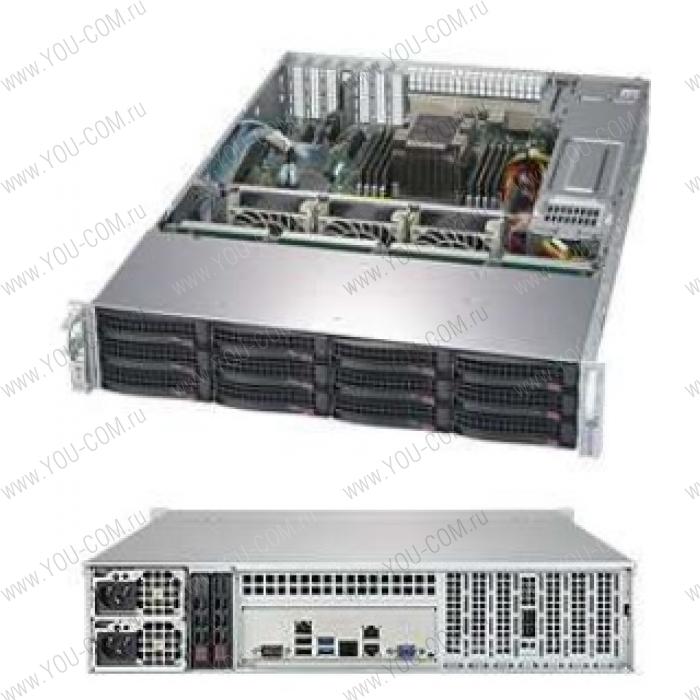 Серверная платформа Supermicro SuperStorage 2U Server 5029P-E1CTR12L noCPU(1)Scalable/TDP 70-205W/ no DIMM(8)/ 3008controller HDD(12)LFF + opt. 2SFF/ 2x10Gbe/ 4xLP/ 2x800W