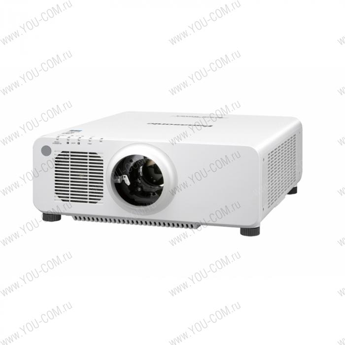 Лазерный проектор Panasonic PT-RZ870LWE (без объектива) DLP, 8800 Center Lm, (1.7– 2.4:1),WUXGA(1920x1200);10000:1;16:10; HDMI IN;DVI-D IN;SDI IN; RGB1 IN - BNCx5;RGB 2IN D-sub15pin; RS232; Remote In x2/Out;LAN RJ45 -DIGITAL LINK; белый 22.4 кг.