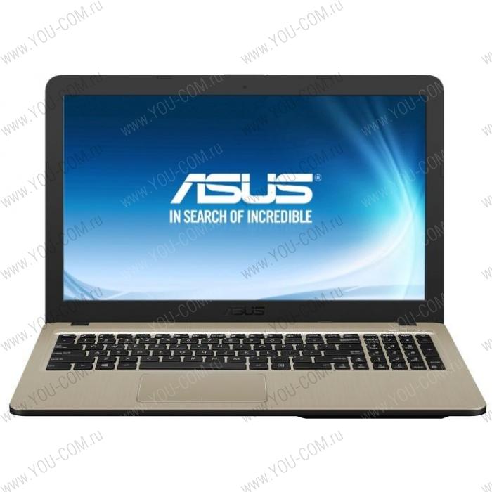 ASUS Vivobook X540NA-GQ005T Celeron N3350/4Gb/500Gb HDD/15.6" HD AG (1366x768)/no ODD/WiFi/BT/Cam/Windows 10/2Kg/Black