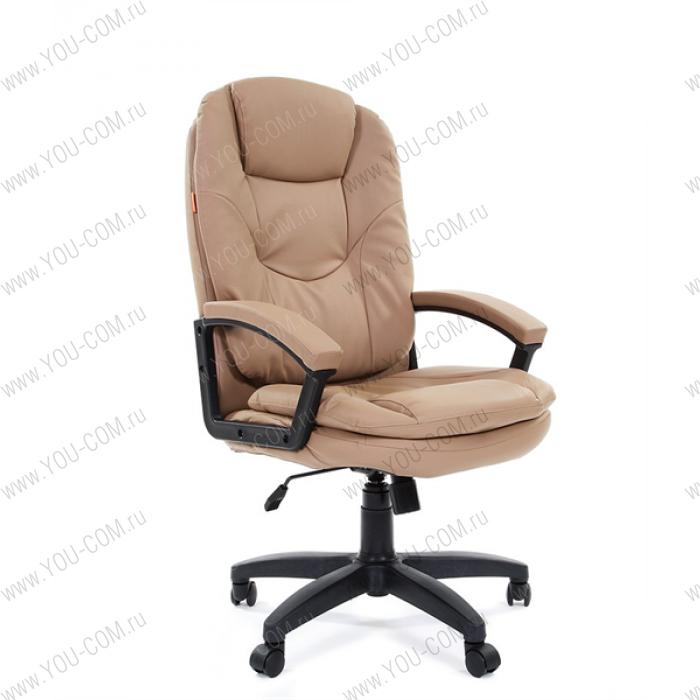 Офисное кресло Chairman    668 LT    чер.пласт экопремиум бежевый