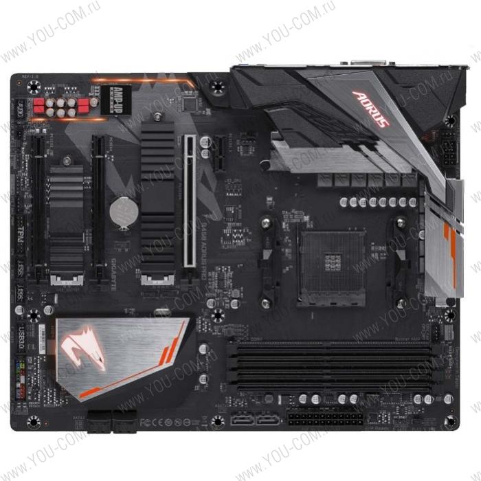 Gigabyte B450 AORUS PRO Socket AM4, AMD B450, 4xDDR4-2933, DVI-D+HDMI, 3xPCI-Ex16, 1xPCI-Ex1, 6xSATA3(RAID 0/1/10), 2xM.2, 8 Ch Audio, GLan, (0+4)xUSB2.0, (5+2)xUSB3.1, 1xUSB3.1 Type-C™, 1xPS/2, ATX,