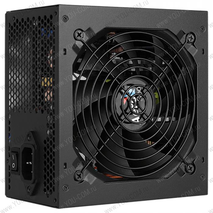 Блок питания Aerocool 800W Retail KCAS PLUS 800W ATX12V Ver.2.4, 80+ Bronze, fan 12cm, 550mm cable, 20+4P, 4+4P, PCIe 6+2P x4, PATA x4, SATA x7