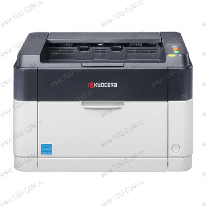 Kyocera FS-1060DN, Принтер, ч/б лазерный, А4, 25 стр/мин, 1800x600 dpi, 32 Мб, USB 2.0, Network, лоток 250 л., Duplex, старт.тонер 1000 стр.