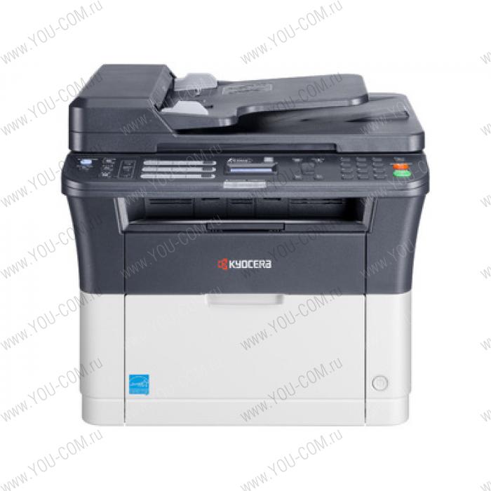 Kyocera FS-1120MFP, P/C/S/F, ч/б лазерный, А4, 20 стр/мин, 1800x600 dpi, 64 Мб, USB 2.0, лоток 250 л., автопод., старт.тонер 700 стр.