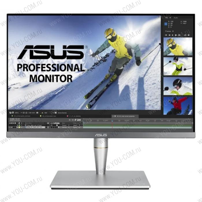 Монитор ASUS 24" PA24AC IPS LED, 1920x1200, 5ms, 400cd/m2, 178°/178°, 100Mln:1, 2*HDMI, DP, USB-Hub, колонки, HDR400, 60Hz, Tilt, Swivel, Pivot, HAS, VESA, Gray, 90LM04B0-B01370