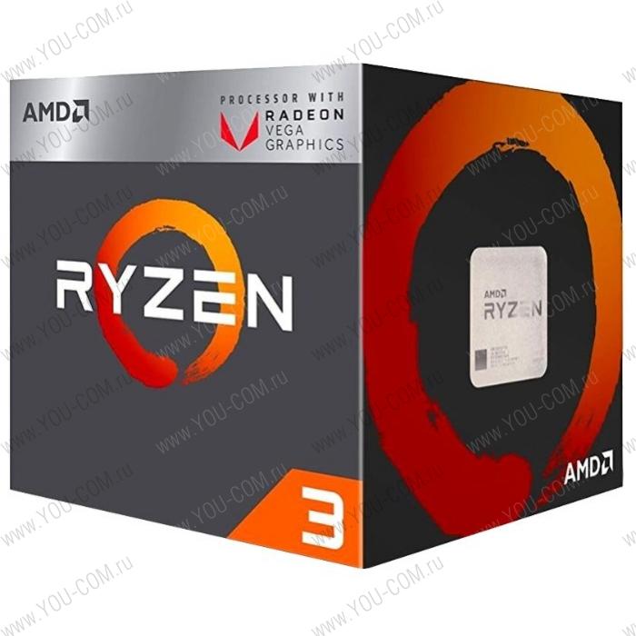 CPU AMD Ryzen X4 R3-2200G Raven Ridge 3500MHz AM4, 65W, YD2200C5FBBOX BOX
