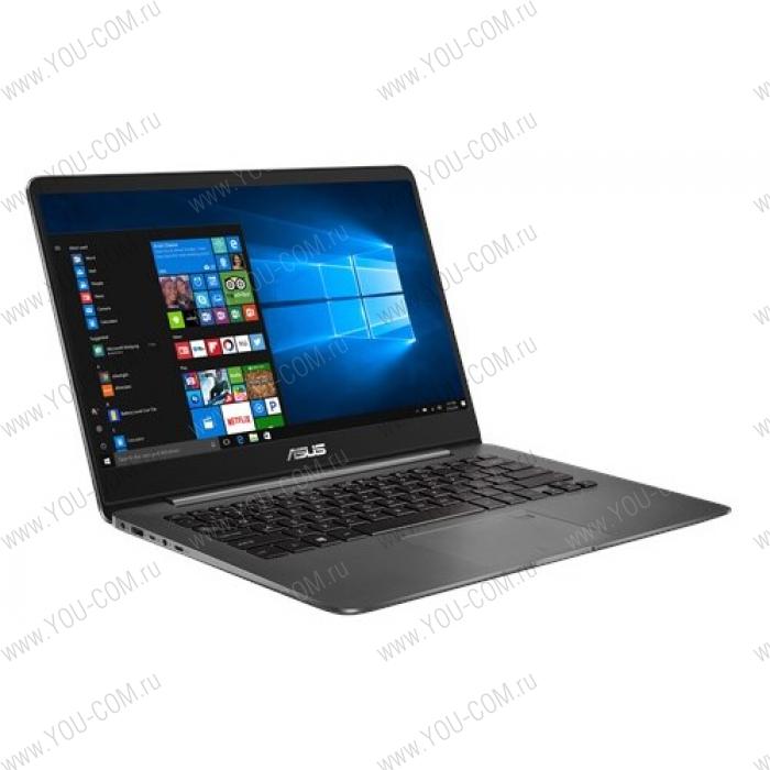 Ноутбук ASUS Zenbook UX430UN-GV060R Core i7 8550U/16Gb/512GB M.2 SSD/NVIDIA GeForce MX150 2Gb/14.0"/FHD (1920x1080)/WiFi/BT/Cam/Windows 10 PRO/Illum KB/1,3kg/Grey_metal