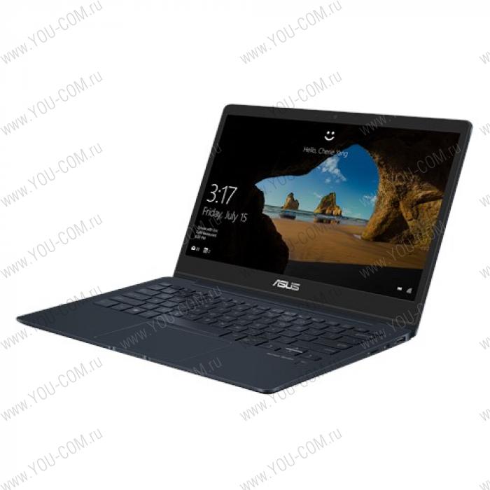 Ноутбук ASUS Zenbook 13 Light UX331UAL-EG060 Core i3-8130U/8Gb/256GB SATA3 SSD/Intel HD 620/13.3 FHD IPS NanoEdge (1920x1080) AG/WiFi/BT/Cam/DOS/985g/Sleeve/Deep Dive Blue/Magnesium-aluminum body