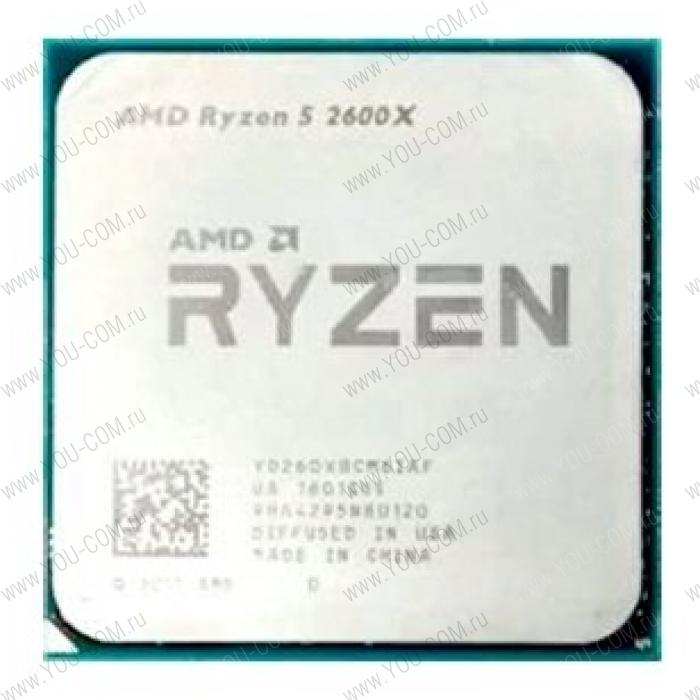 CPU AMD Ryzen X6 R5-2600X Pinnacle Ridge 3600MHz AM4, 95W, YD260XBCM6IAF OEM