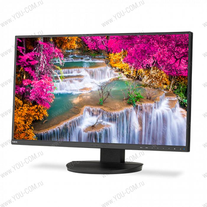 Монитор NEC 27" EA271U-BK IPS LED,16:9, 3840x2160, 6ms, 350 cd/m2, 178°/178°, 1100M:1, 75Hz,VESA,  DisplayPort, HDMI , USB х4