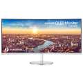 Монитор Samsung 34" C34J791WTI VA LED изогнутый 21:9 3440x1440 4ms 300cd 178/178 3000:1 HDMI DP 2*Thunderbolt3 M/M HAS USB White Silver