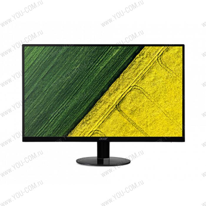 Монитор ACER 27" SA270Abi  (16:9)/IPS(LED)/ZF/1920x1080/4ms/250nits, 178°/178°, 1000:1/VGA + HDMI/HDMI FreeSync/75Hz HDMI, 60Hz VGA, Black Matt with glossy foot stand