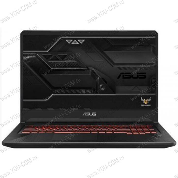 Ноутбук ASUS TUF Gaming FX705GD-EW218 Core i7 8750H/8Gb/1TB HDD+256Gb SSD/17.3"FHD (1920x1080)/no ODD/ GeForce GTX1050 4Gb/WiFi/BT/Cam/Illum KB/DOS/2.6Kg/Black/TUF Gaming M5 Mouse