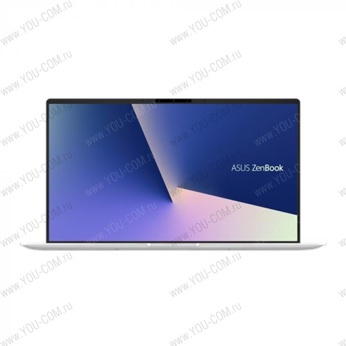 Ноутбук ASUS Zenbook 14 UX433FN-A5132R Core i5 8265U/8Gb/512GB M.2 SSD/NVIDIA GeForce MX150 2Gb/14.0"FHD (1920x1080)/WiFi/BT/Cam infra 3D/Windows 10 PRO/Illum KB/1,1kg/Icicle_Silver/Sleeve + USB3.0 to RJ45 ca