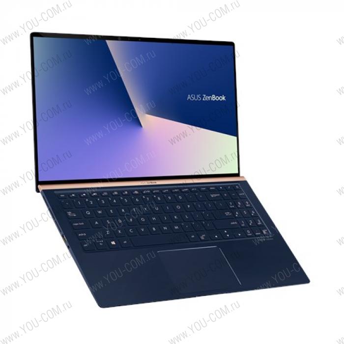 Ноутбук ASUS Zenbook 15 UX533FD-A8105R Core i7-8565U/16Gb/1Tb SSD/GeForce GTX 1050 MAX Q 2Gb/15.6 FHD 1920x1080 AG/WiFi/BT/HD IR/RGB Combo Cam/Windows 10 Pro/1.6Kg/Royal_Blue_Metal/Sleeve