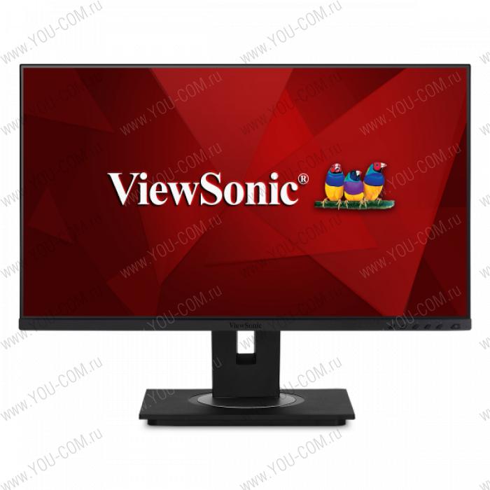Монитор Viewsonic 27" VG2755-2K IPS LED 2560x1440, 5ms, 350cd/m2, 178°/178°, 80Mln:1, HDMI, Display Port, USB-Hub, Tilt, HAS, Pivot, Frameless, VESA, Black