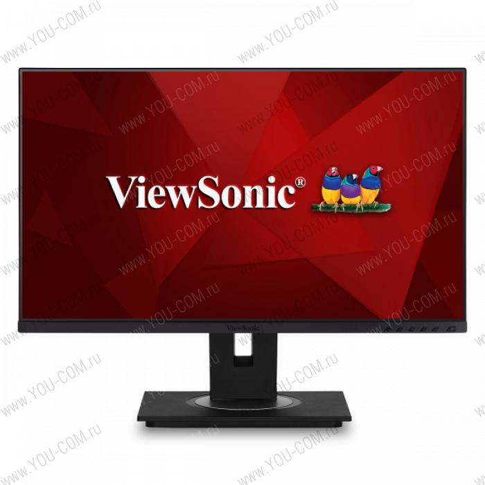 Монитор Viewsonic 27" VG2755 IPS LED 1920x1080, 5ms, 250cd/m2, 178°/178°, 50Mln:1, HDMI, Display Port, USB-Hub, Tilt, HAS, Pivot, Frameless, VESA, Black