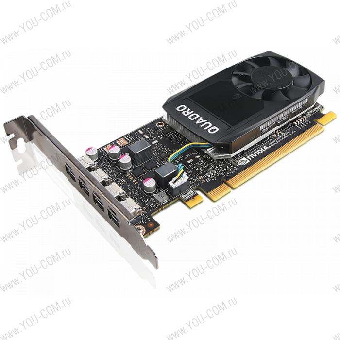 Lenovo ThinkStation Nvidia Quadro P1000 4GB GDDR5 Mini DPx4 Graphics Card with HP Bracket