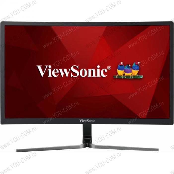 Монитор Viewsonic 23.6" VX2458-C-MHD VA SuperClear изогнутый, 1920x1080, 3ms, 280cd/m2, 178°/178°, 80Mln:1, DVI, HDMI, DisplayPort, Free Sync, колонки, 144Hz, Glossy Black