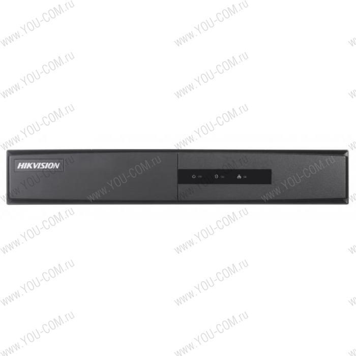 4-канальный IP-видеорегистратор Hikvision DS-7104NI-Q1/4P/M  c PoE Видеовход: 4 канала; видеовыход: 1 VGA до 1080Р, 1 HDMI до 1080Р; двустороннее аудио 1 канал RCA, аудиовыход: 1 канал RCA