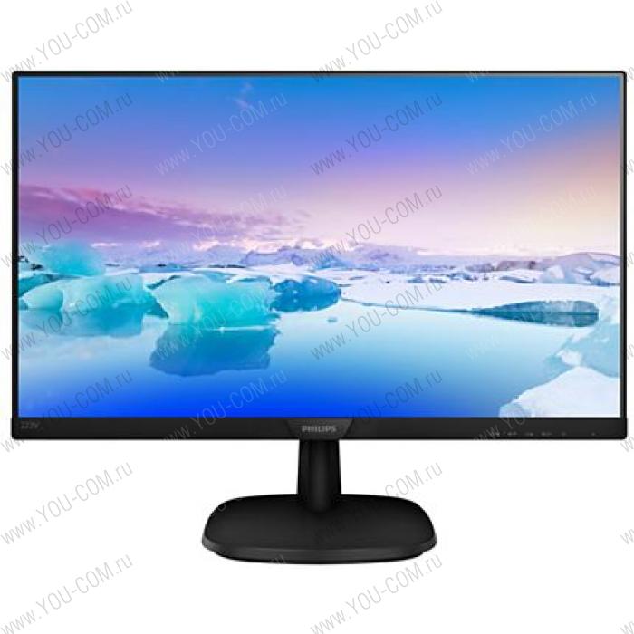 Монитор 21,5" Philips 223V7QSB 1920x1080 IPS W-LED 16:9 8ms VGA DVI 10M:1 178/178 250cd Tilt Black(223V7QSB/01)