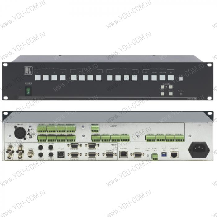 Презентационный коммутатор 3x4x1 VGA, видео- и звуковых стереосигналов, 650/385/350 МГц (CV/YC/VGA)