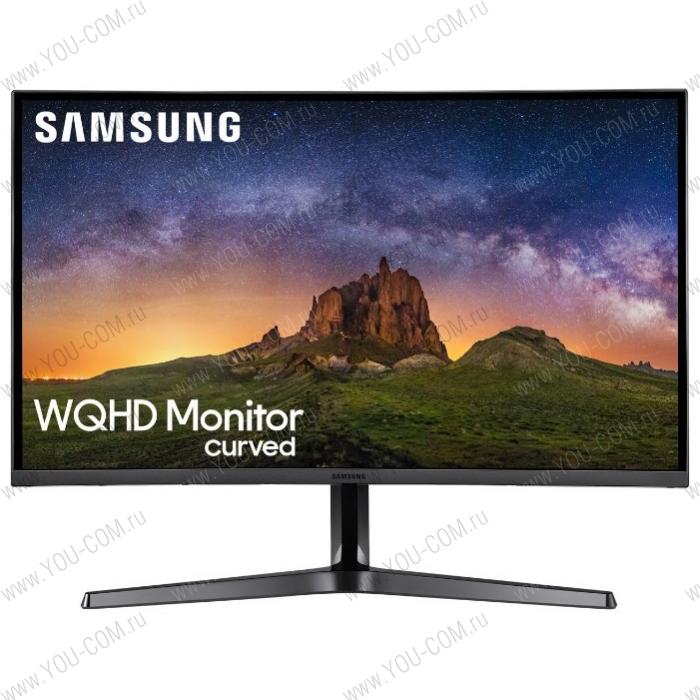 Samsung 27" C27JG50QQI VA LED изогнутый 16:9 2560x1440 4ms 3000:1 250cd 178/178 2*HDMI DP 144Hz Tilt Dark Gray