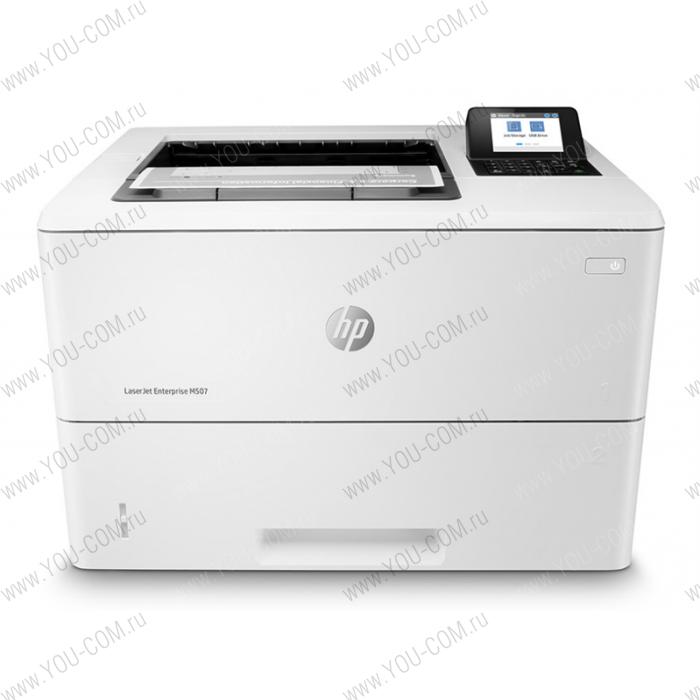 Принтер HP LaserJet Enterprise M507dn (A4, 1200dpi, 43ppm, 512Mb, 2trays 100+550, USB/GigEth, Duplex, replace F2A69A)
