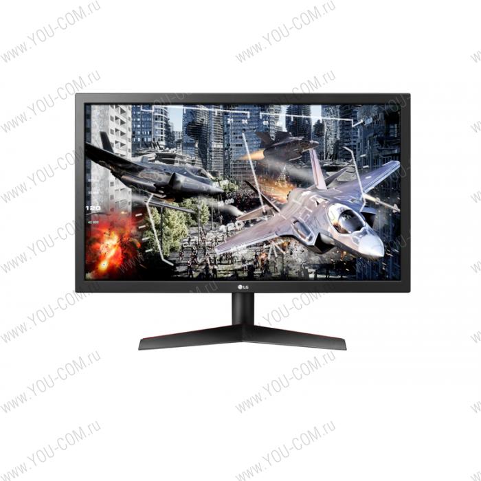 Монитор LG 23.6" 24GL600F-B IPS LED, 1920x1080, Gaming, 1ms, 300cd/m2, 1000:1 (Mega DCR), 170°/160°, 2*HDMI, DisplayPort, Tilt, 144Hz, FreeSync, VESA, Black