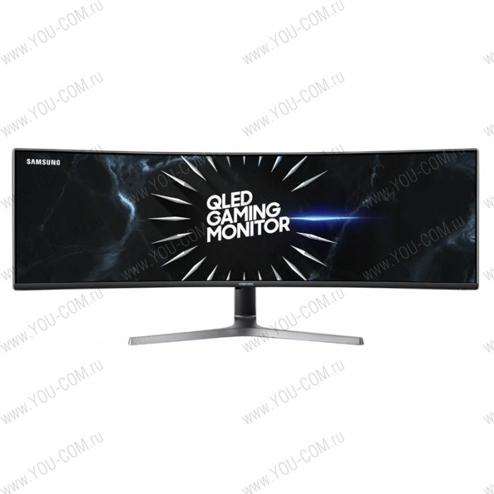 Монитор Samsung 49" C49RG90SSI VA QLED изогнутый 32:9 5120x1440 4ms 3000:1 600cd 178/178 HDMI DP USB FreeSync Has Pivot 120Hz Darc Blue Grey