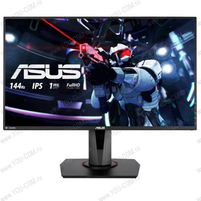 Монитор ASUS 27" VG279Q IPS LED, 1920x1080, ProGaming, 1ms, 400cd/m2, 100Mln:1, 178°/178°, DVI, HDMI, DP, Tilt, Swivel, Pivot, HAS, колонки, FreeSync, 144Hz, GameFast Tec., VESA, Black, 90LM04G0-B01370