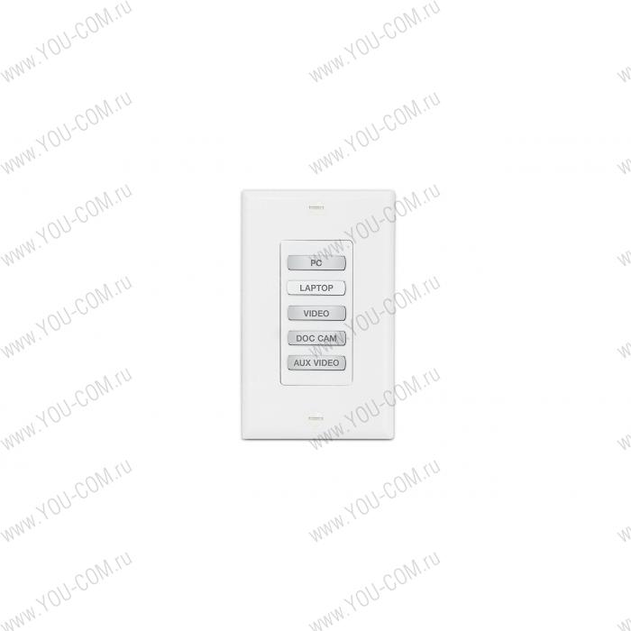 Панель [60-1085-01] Extron EBP 105 D Кнопочная eBUS с 5 кнопками настенная панель в стиле Decorator
