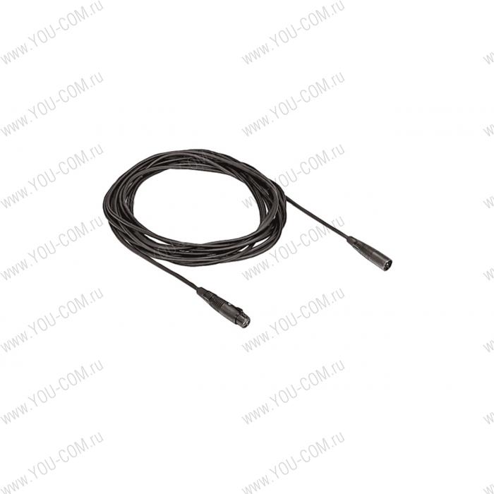 Микрофонный кабель с разъемами XLR "папа" - XLR "мама", 10 м BOSCH LBC1208/40