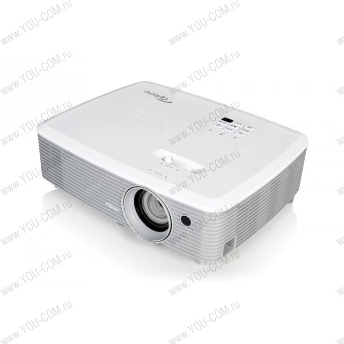 Проектор Optoma X400+ Full 3D; DLP, XGA (1024*768), 4000 ANSI Lm, 22000:1; Zoom 1,3x; TR 1.49 - 1.93:1; HDMI x2; MHL; VGA IN; Composite;S-Video;AudioIN 3,5mm x2;VGA Out;AudioOut; RS232; RJ45; USB A Power(1A); 10W; 29/30 dB;2,52 kg (95.78K01GC0E)