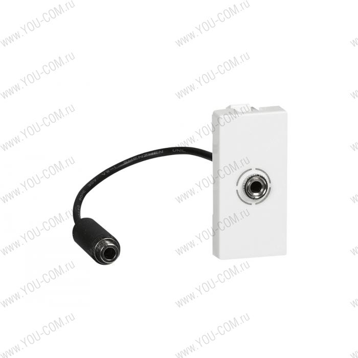 Розетка Jack 3,5 Mosaic 1М Legrand 078779