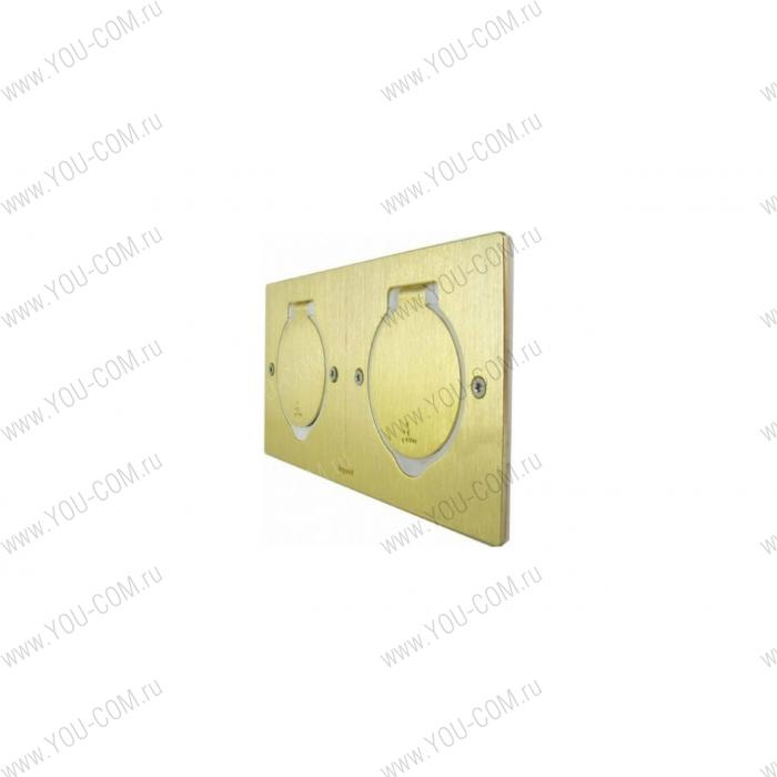 Встр.блок IP44 бронз. 2х2м Legrand 089712