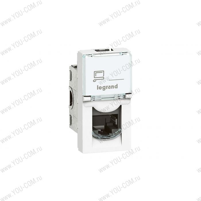 MOSAIC RJ45 UTP к6a 1М алюмин Legrand 079471