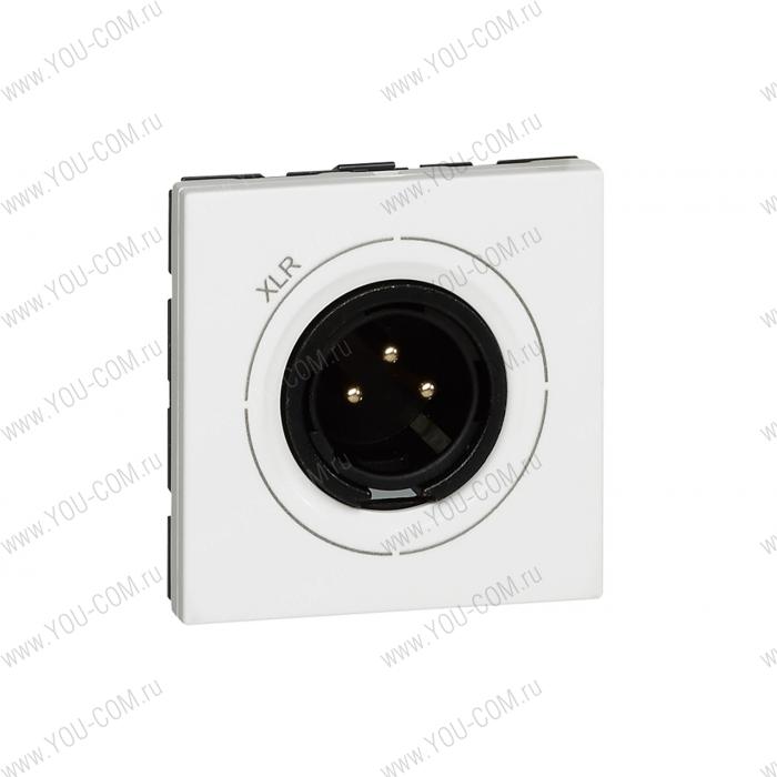 Mosaic Розетка со штекером XLR Legrand 078756