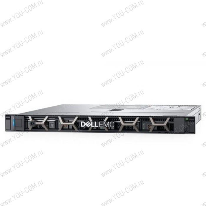 DELL PowerEdge R340 1U/ 4LFF/ E-2124 (4c, 3.3 GHz, 71W)/ 1x8GB UDIMM ECC/ H330/ 1x1 TB SATA/ 2xGE/ 1x350W/ iDRAC9 Exp/ DVDRW/ Bezel / Static Rails/ noCMA/ 3YBWNBD